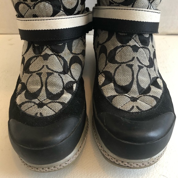 Coach Mariette fur CC signature snow boots - Picture 4 of 8